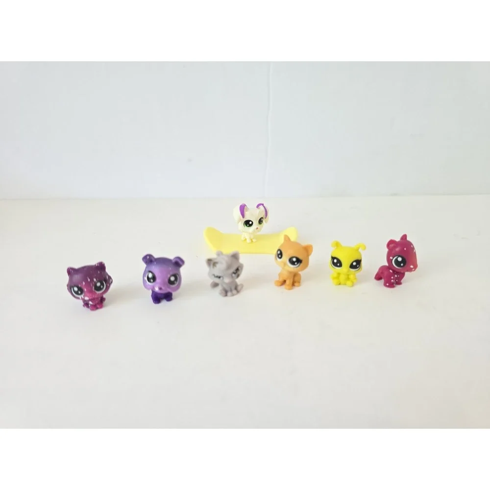 Littlest Pet Shop figure lot minis teensies tiny lot of 7